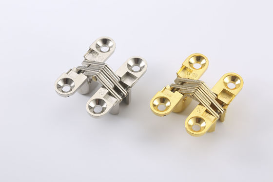 180 Derajat SOSS Heavy Duty Invisible Engsel Stainless Steel Satin Nikel Diperlakukan