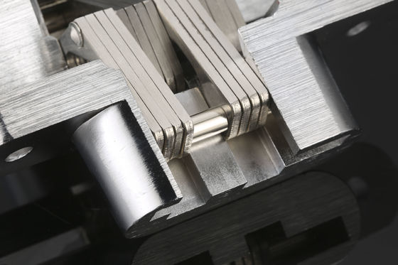 Engsel Pintu Berat Tak Terlihat Elektroplating, Engsel Tugas Berat Dapat Disesuaikan 180 Derajat