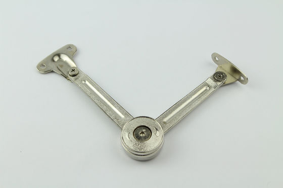 Antiwear Heavy Duty Lid Engsel Praktis Tetap Serbaguna Warna Silver