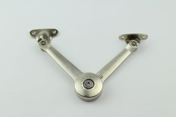 Dukungan Tutup Pintu Electroplate Tetap Untuk Jendela Lemari Pakaian