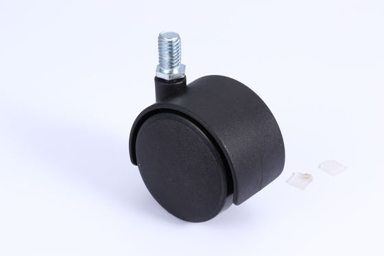 OEM Antiwear Furniture Caster Wheels Bahan Plastik Praktis