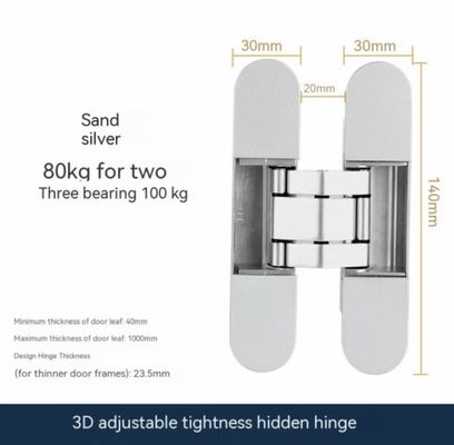 Silent Hinge 180 3D-REGULABLE HINDED HINGE Degree Heavy-duty Pintu Lipat