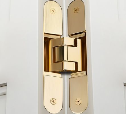 5mm Lubang Diameter Pengeboran 180° Pembukaan 1.2mm H bentuk Hidden Hinge